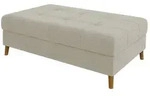 S-STYLE Hocker Lars , beige , Ma&szlig;e (cm): B: 118 H: 40