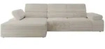 Ecksofa mit Sitzvorzug Rilasso , beige , Ma&szlig;e (cm): B: 296 H: 66