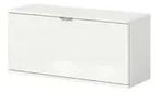 Sideboard , wei&szlig; , Ma&szlig;e (cm): B: 91 H: 43