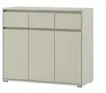 Sideboard Igliano , beige , Ma&szlig;e (cm): B: 118 H: 103 T: 48.0