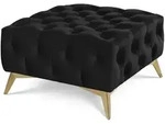 S-STYLE Hocker Wilhelm , schwarz , Ma&szlig;e (cm): B: 80 H: 45
