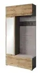 Garderobe Tejo , grau , Ma&szlig;e (cm): B: 115 H: 231,9