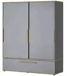 PAIDI Schiebet&uuml;renschrank Sten , grau , Ma&szlig;e (cm): B: 164 H: 200 T: 62.0