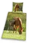Herding Bettw&auml;sche-Set Pferd mit Fohlen , mehrfarbig , Ma&szlig;e (cm): B: 135 H: 1