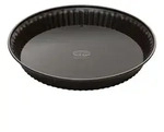 Dr. Oetker Quiche-/ Tarteform Back-Edition , grau , Stahlblech &Oslash;: 28