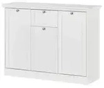 Kommode Laurito , wei&szlig; , Ma&szlig;e (cm): B: 120 H: 90 T: 40.0