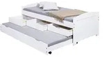 Funktionsbett Luigo , wei&szlig; , Ma&szlig;e (cm): B: 98 H: 63 T: 208.0