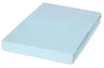 Janine Spannbetttuch , blau , Ma&szlig;e (cm): B: 150 H: 35