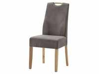 Polsterstuhl Top-Chairs , grau , Maße (cm): B: 45 H: 97,5 T: 57