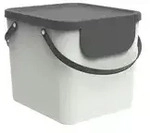 Rotho M&uuml;llsystem Albula , wei&szlig; , Kunststoff , Ma&szlig;e (cm): B: 39,8 H: 35,8 T: 33.9
