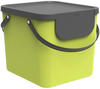 Müllsystem Albula , grün , Kunststoff, Kunststoff , Maße (cm): B: 39,8 H:...
