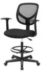 B&uuml;rostuhl , schwarz , Ma&szlig;e (cm): B: 64 H: 110