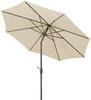 Schneider Schirme Sonnenschirm Harlem , creme , Maße (cm): H: 260 Ø: 270