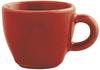 Kahla Espressotasse Homestyle , rot , Porzellan , Maße (cm): B: 6,1 H: 5