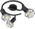 Globo Lighting Deckenstrahler , schwarz , Ma&szlig;e (cm): B: 23 H: 18 T: 23.0