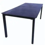 Tisch , schwarz , Ma&szlig;e (cm): B: 90 H: 73