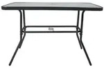 Tisch , grau , Ma&szlig;e (cm): B: 110 H: 70
