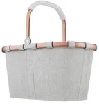 reisenthel Einkaufskorb , grau , Polyester,Kunststoff,Metall , Ma&szlig;e (cm): B: 48 H: