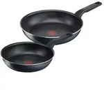 Tefal 2er-Pfannenset XL Force , schwarz , Aluminium