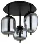 Globo Lighting Pendelleuchte , schwarz , Ma&szlig;e (cm): B: 46 H: 36 T: 46.0