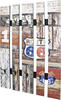 Wandgarderobe Perugia , mehrfarbig , Holzwerkstoff, Metall , Maße (cm): B: 65 H: