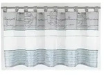 Schlaufen Panneaux , t&uuml;rkis/petrol , Synthetik , Ma&szlig;e (cm): B: 140 H: 50