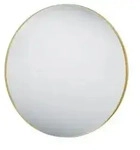 Spiegel 80 cm Britney , gold , Metall , Ma&szlig;e (cm): B: 2,8 H: 80