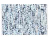 Tom Tailor Teppich Smooth Comfort , blau , Wolle , Maße (cm): B: 140 H: 0,8