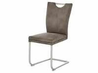 Polsterschwingstuhl Top Chairs , braun , Maße (cm): B: 44 H: 94 T: 58
