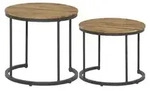 Siena Garden Beistelltisch-Set Baros , grau
