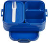 Mepal Bento-Lunchbox To Go Take a Break , blau , Kunststoff , Maße (cm): B:...