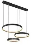 Globo Lighting H&auml;ngeleuchte , schwarz , Ma&szlig;e (cm): B: 50,3 H: 150