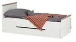 Jugendbett Toran , wei&szlig; , Ma&szlig;e (cm): B: 96 H: 58 T: 205.0