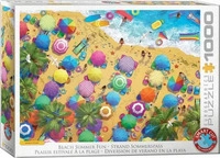 Eurographics Puzzle Strand Sommer Spa&szlig; - 1000 Teile