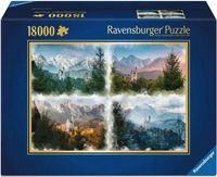 Ravensburger M&auml;rchenschloss in 4 Jahreszeiten