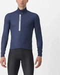Castelli 4523512424-L, Castelli Entrata Thermal Short Sleeve Jersey Blau L Mann Blue