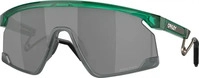 Oakley OO9237-0539, Oakley Bxtr Metal Sunglasses Gr&uuml;n Prizm Black/CAT3 Trans