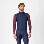 Castelli 4524509424-2XL, Castelli Espresso Gilet Blau 2XL Mann Belgian Blue / White