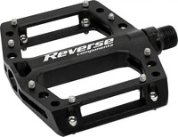 Reverse 933000960, Reverse Components Black One Jr Pedals Silber