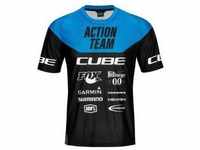 Cube 11141-3XL, Cube Edge Actionteam Short Sleeve Enduro Jersey Blau,Schwarz...