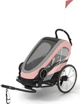 Cybex 521003725, Cybex Zeno Bike Bike Trailer Rosa Max 34 kg Junge Silver Pink Kinder