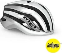 Met 3HM146CE00LBI2, Met Trenta 3k Carbon Mips Helmet Silber L White / Metallic Silver