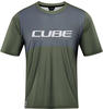 Cube 12293-S, Cube Vertex Tm Short Sleeve Enduro Jersey Grün S Mann male