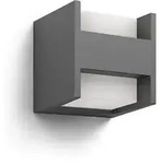 Philips Lighting myGarden Wandleuchte Arbour anthrazit 2x4,5W