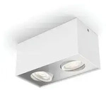 Philips MyLiving Box Warm Glow LEDSpot 2 flg. wei&szlig;