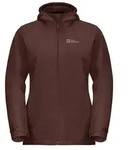 Jack Wolfskin Damen Moonrise 3in1 Jacke - XS - dark maroon