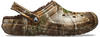 Crocs Unisex Classic Lined Realtree Edge Clog, 43-44 - chocolate/chocolate