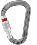Petzl Attache SL Karabiner - STK - grau