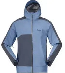 Bergans Herren Vaagaa 3L Shell Regenjacke - S - Blue Moon/Granite Blue
