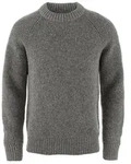 Fj&auml;llr&auml;ven Herren &Ouml;vik Waffle Knit Pullover - L - Grey